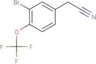 3-Bromo-4-(trifluoromethoxy)phenylacetonitrile