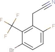3-Bromo-6-fluoro-2-(trifluoromethyl)phenylacetonitrile
