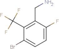 3-Bromo-6-fluoro-2-(trifluoromethyl)benzylamine