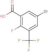 5-Bromo-2-fluoro-3-(trifluoromethyl)benzoic acid