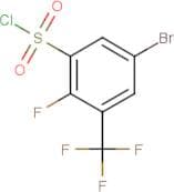 5-Bromo-2-fluoro-3-(trifluoromethyl)benzenesulfonyl chloride