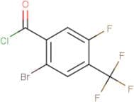 2-Bromo-5-fluoro-4-(trifluoromethyl)benzoyl chloride