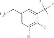 3-Bromo-4-chloro-5-(trifluoromethyl)benzylamine