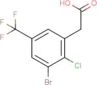 3-Bromo-2-chloro-5-(trifluoromethyl)phenylacetic acid