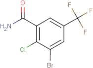 3-Bromo-2-chloro-5-(trifluoromethyl)benzamide