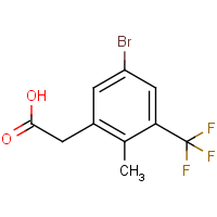 5-Bromo-2-methyl-3-(trifluoromethyl)phenylacetic acid