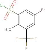 5-Bromo-2-methyl-3-(trifluoromethyl)benzenesulfonyl chloride