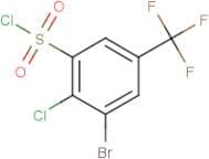 3-Bromo-2-chloro-5-(trifluoromethyl)benzenesulfonyl chloride