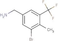 3-Bromo-4-methyl-5-(trifluoromethyl)benzylamine