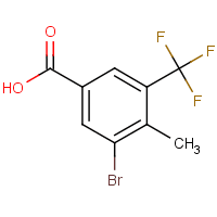 3-Bromo-4-methyl-5-(trifluoromethyl)benzoic acid