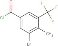 3-Bromo-4-methyl-5-(trifluoromethyl)benzoyl chloride