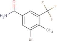 3-Bromo-4-methyl-5-(trifluoromethyl)benzamide