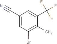 3-Bromo-4-methyl-5-(trifluoromethyl)benzonitrile