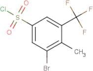 3-Bromo-4-methyl-5-(trifluoromethyl)benzenesulfonyl chloride