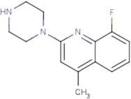 8-Fluoro-4-methyl-2-(piperazin-1-yl)quinoline