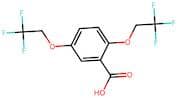 2,5-Bis(2,2,2-trifluoroethoxy)benzoic acid