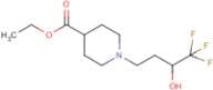 Ethyl 1-(4,4,4-trifluoro-3-hydroxybutyl)piperidine-4-carboxylate