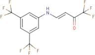 4-[3,5-di(trifluoromethyl)anilino]-1,1,1-trifluorobut-3-en-2-one