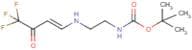 tert-butyl N-{2-[(4,4,4-trifluoro-3-oxobut-1-enyl)amino]ethyl}carbamate