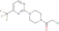 2-chloro-1-{4-[4-(trifluoromethyl)pyrimidin-2-yl]piperazino}ethan-1-one