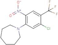 1-[5-Chloro-2-nitro-4-(trifluoromethyl)phenyl]azepane