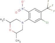 4-[5-Chloro-2-nitro-4-(trifluoromethyl)phenyl]-2,6-dimethylmorpholine