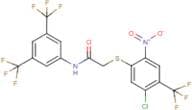 N1-[3,5-di(trifluoromethyl)phenyl]-2-{[5-chloro-2-nitro-4-(trifluoromethyl)phenyl]thio}acetamide
