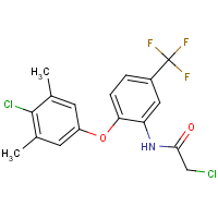 N1-[2-(4-chloro-3,5-dimethylphenoxy)-5-(trifluoromethyl)phenyl]-2-chloroacetamide