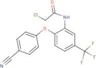 N1-[2-(4-cyanophenoxy)-5-(trifluoromethyl)phenyl]-2-chloroacetamide