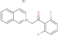 1-(2,6-difluorophenyl)-2-isoquinolinium-2-ylethan-1-one bromide