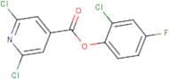 2-chloro-4-fluorophenyl 2,6-dichloroisonicotinate