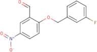 2-(3-Fluorobenzyloxy)-5-nitrobenzaldehyde