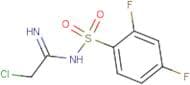 N1-(2-chloroethanimidoyl)-2,4-difluorobenzene-1-sulphonamide