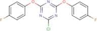 2-chloro-4,6-di(4-fluorophenoxy)-1,3,5-triazine