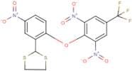 2-{2-[2,6-dinitro-4-(trifluoromethyl)phenoxy]-5-nitrophenyl}-1,3-dithiolane
