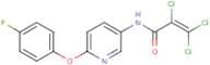 N1-[6-(4-fluorophenoxy)-3-pyridyl]-2,3,3-trichloroacrylamide