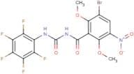 N-(3-bromo-2,6-dimethoxy-5-nitrobenzoyl)-N'-(2,3,4,5,6-pentafluorophenyl)urea