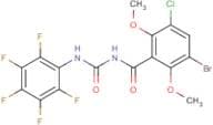 N-(3-bromo-5-chloro-2,6-dimethoxybenzoyl)-N'-(2,3,4,5,6-pentafluorophenyl)urea