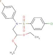 N1-(2,2-diethoxyethyl)-N1-(4-fluorophenyl)-4-chlorobenzene-1-sulphonamide