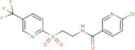 6-Chloro-N-(2-{[5-(trifluoromethyl)pyridin-2-yl]sulphonyl}ethyl)nicotinamide