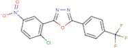 2-(2-chloro-5-nitrophenyl)-5-[4-(trifluoromethyl)phenyl]-1,3,4-oxadiazole
