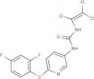 N-[6-(2,4-difluorophenoxy)-3-pyridyl]-N'-(1,2,2-trichlorovinyl)urea