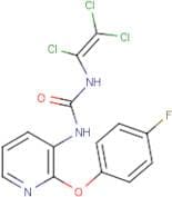 N-[2-(4-fluorophenoxy)-3-pyridyl]-N'-(1,2,2-trichlorovinyl)urea