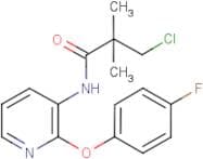N1-[2-(4-fluorophenoxy)-3-pyridyl]-3-chloro-2,2-dimethylpropanamide