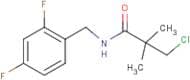 N1-(2,4-difluorobenzyl)-3-chloro-2,2-dimethylpropanamide