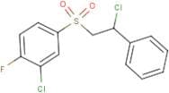 2-chloro-4-[(2-chloro-2-phenylethyl)sulphonyl]-1-fluorobenzene