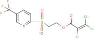 2-{[5-(trifluoromethyl)-2-pyridyl]sulphonyl}ethyl 2,3,3-trichloroacrylate