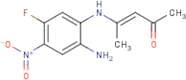 4-(2-amino-5-fluoro-4-nitroanilino)pent-3-en-2-one