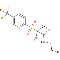 N1-(2-bromoethyl)-2-methyl-2-{[5-(trifluoromethyl)-2-pyridyl]sulphonyl}propanamide