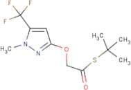 S-(tert-butyl) 2-{[1-methyl-5-(trifluoromethyl)-1H-pyrazol-3-yl]oxy}ethanethioate